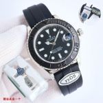 YYDS Factory Replica Rolexes Stainless Steel Black 37MM Watch